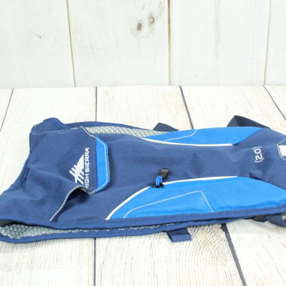 High Sierra Hydrahike 2.0 Blue Lightweight Hiking Hydration Water Pack Backpack - Picture 7 of 12